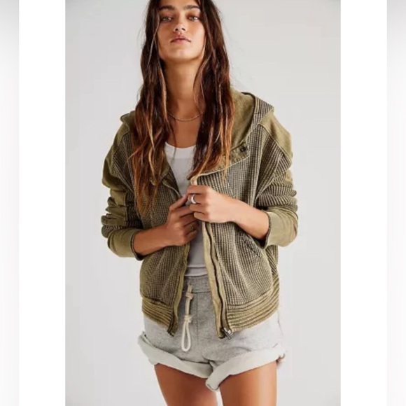 FP One Mason Hoodie Army Green - Picture 1 of 4